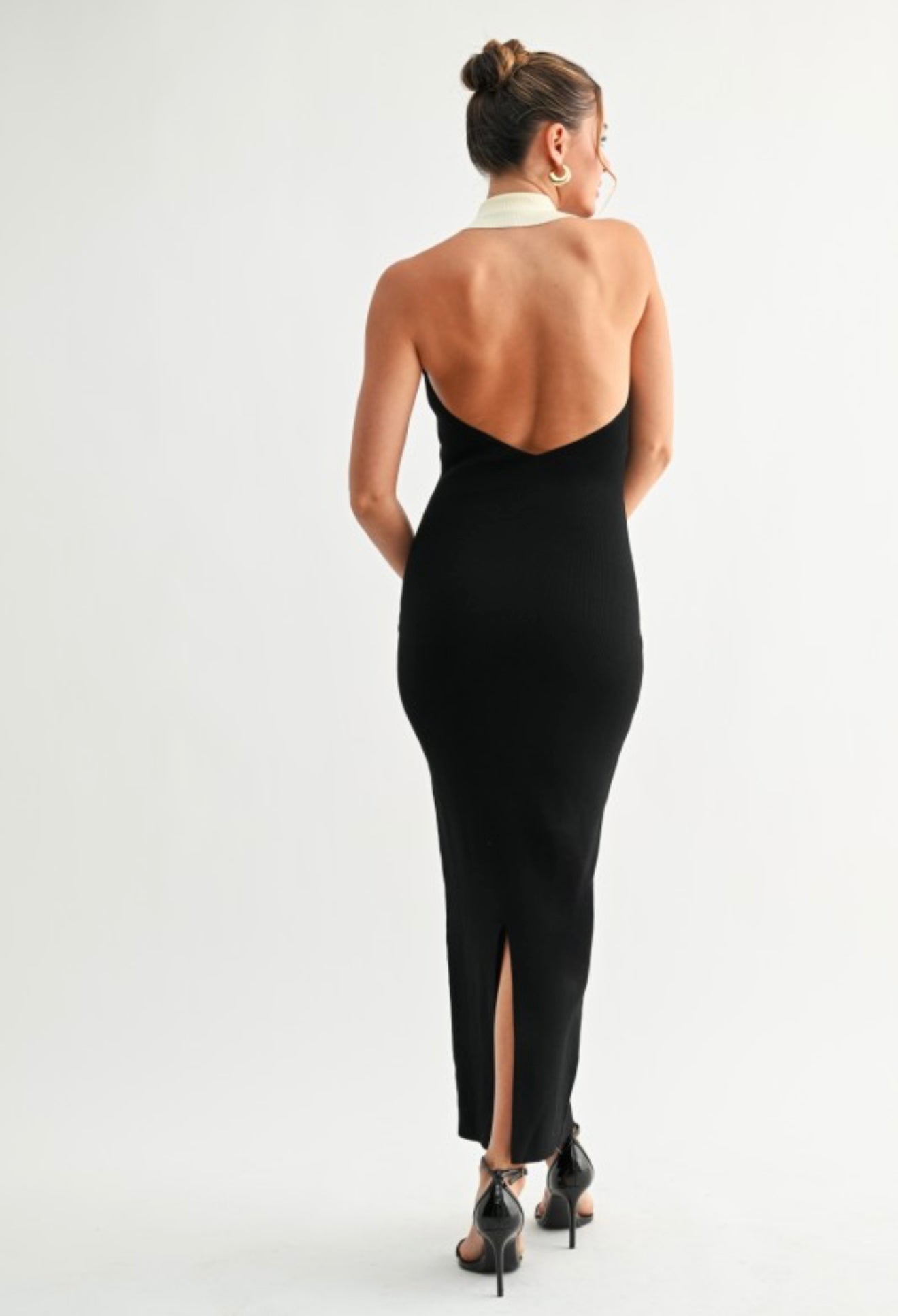 Black & White Maxi Dress