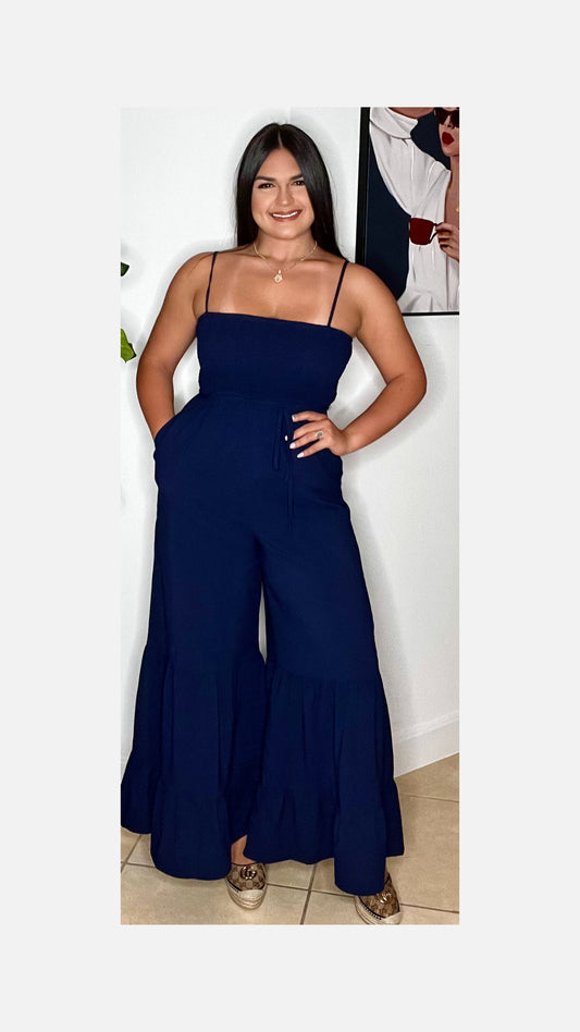 Navy Jumpsuit