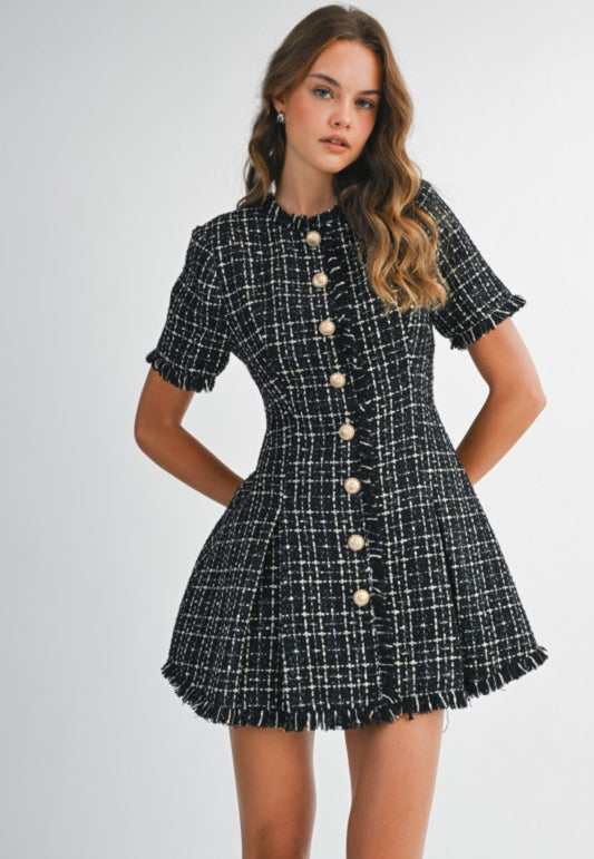 Tweed Mini Dress
